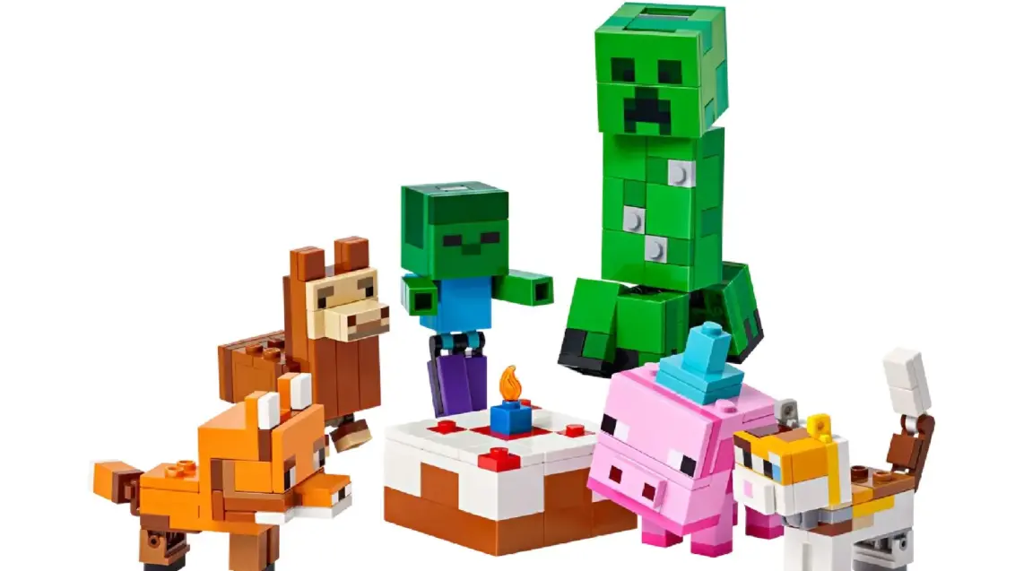 Das Lego Minecraft Set: Baby Pig's Birthday Celebration