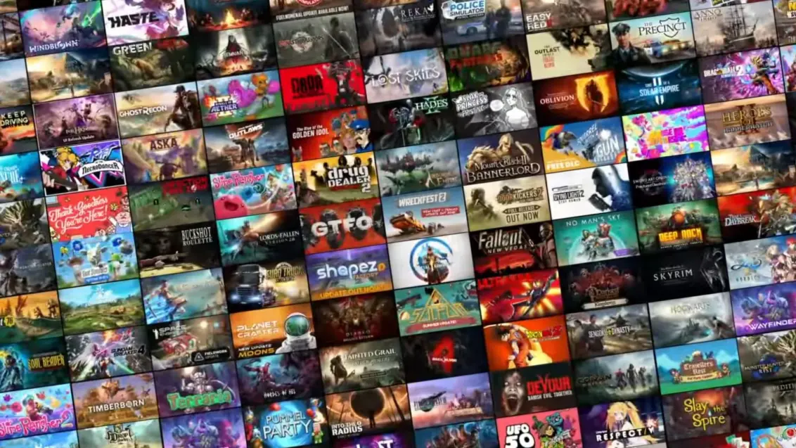 Steam Summer Sale 2025 Spiele Collage