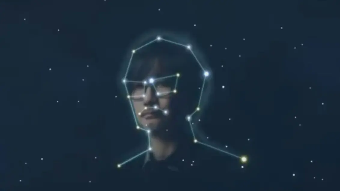 Hideo Kojima als Sternbild in Death Stranding 2