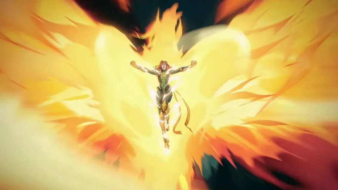 die Phoenix-Kraft verschmilzt mit Jean Grey