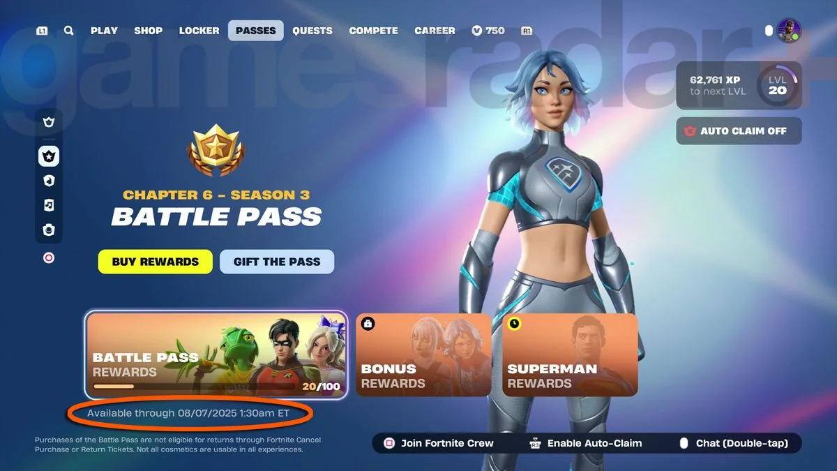Fortnite Kapitel 6 Season 3 Enddatum